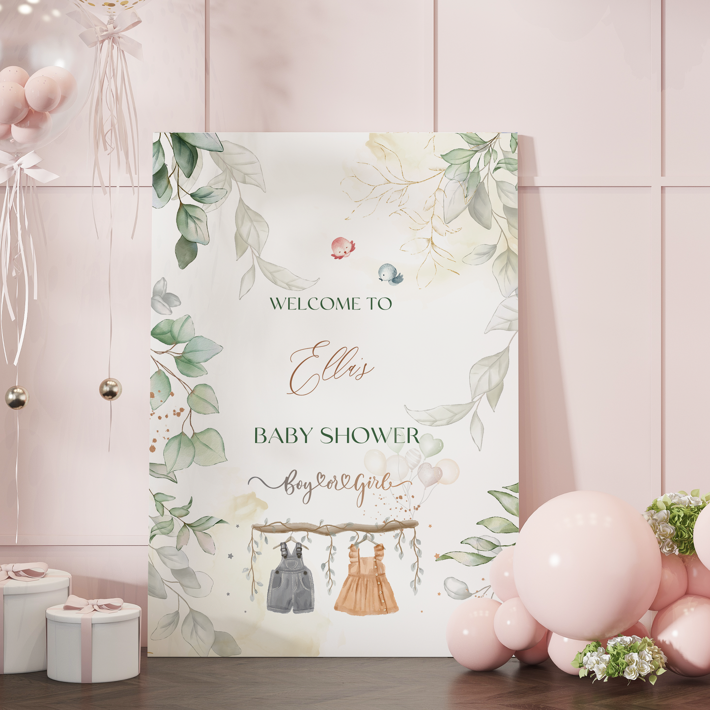 Neutral Baby Shower or Gender Reveal Sign