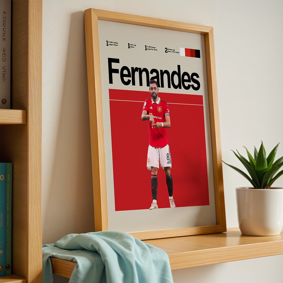 Manchester United - Bruno Fernandes Poster