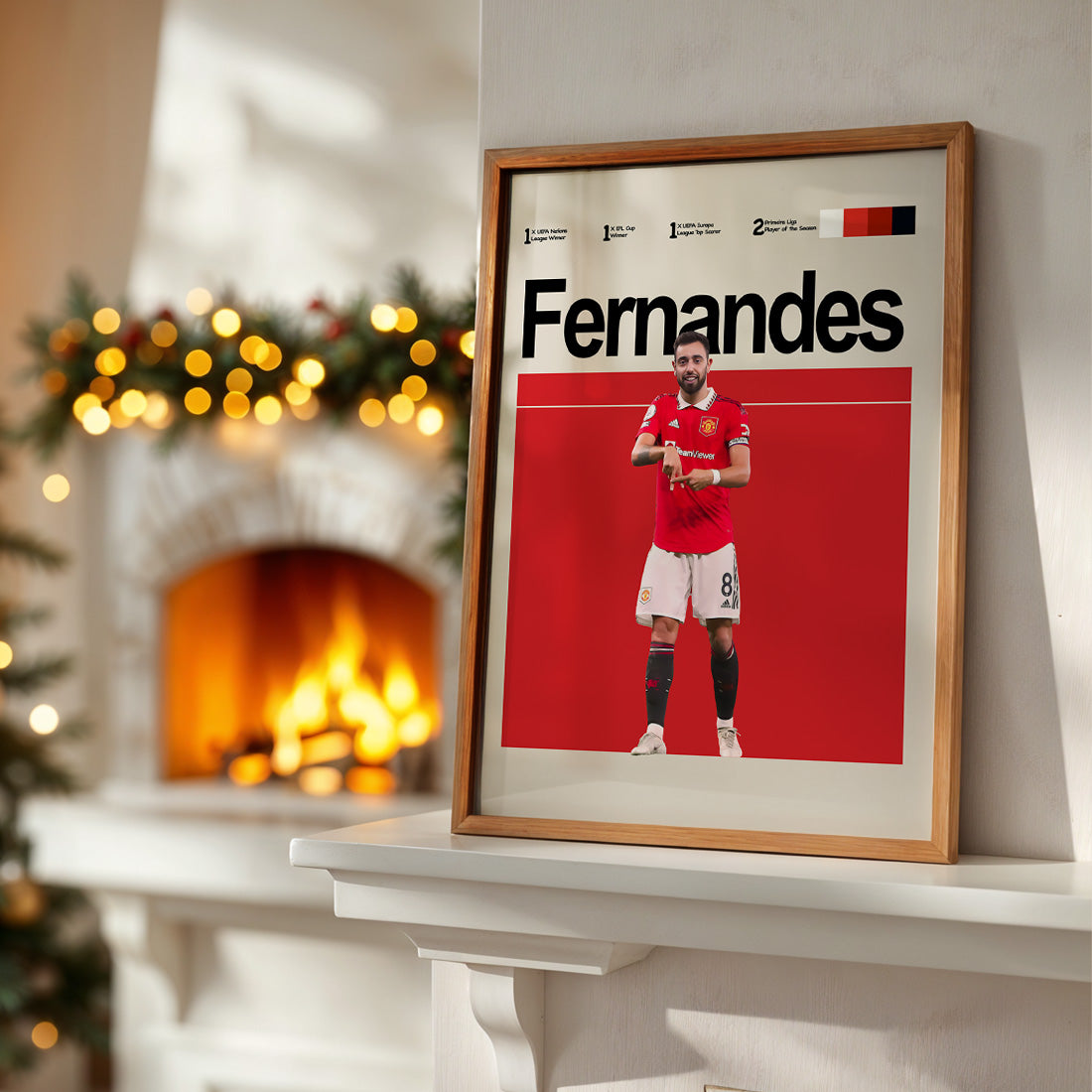 Manchester United - Bruno Fernandes Poster