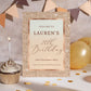 Gold and Cream Birthday Party Welcome Sign