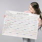2026 Large Yearly Wall Planner, A1