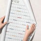 2026 Large Yearly Wall Planner, A1