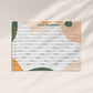 2026 Green Yellow A1 Wall Calendar - Nature Inspired UK
