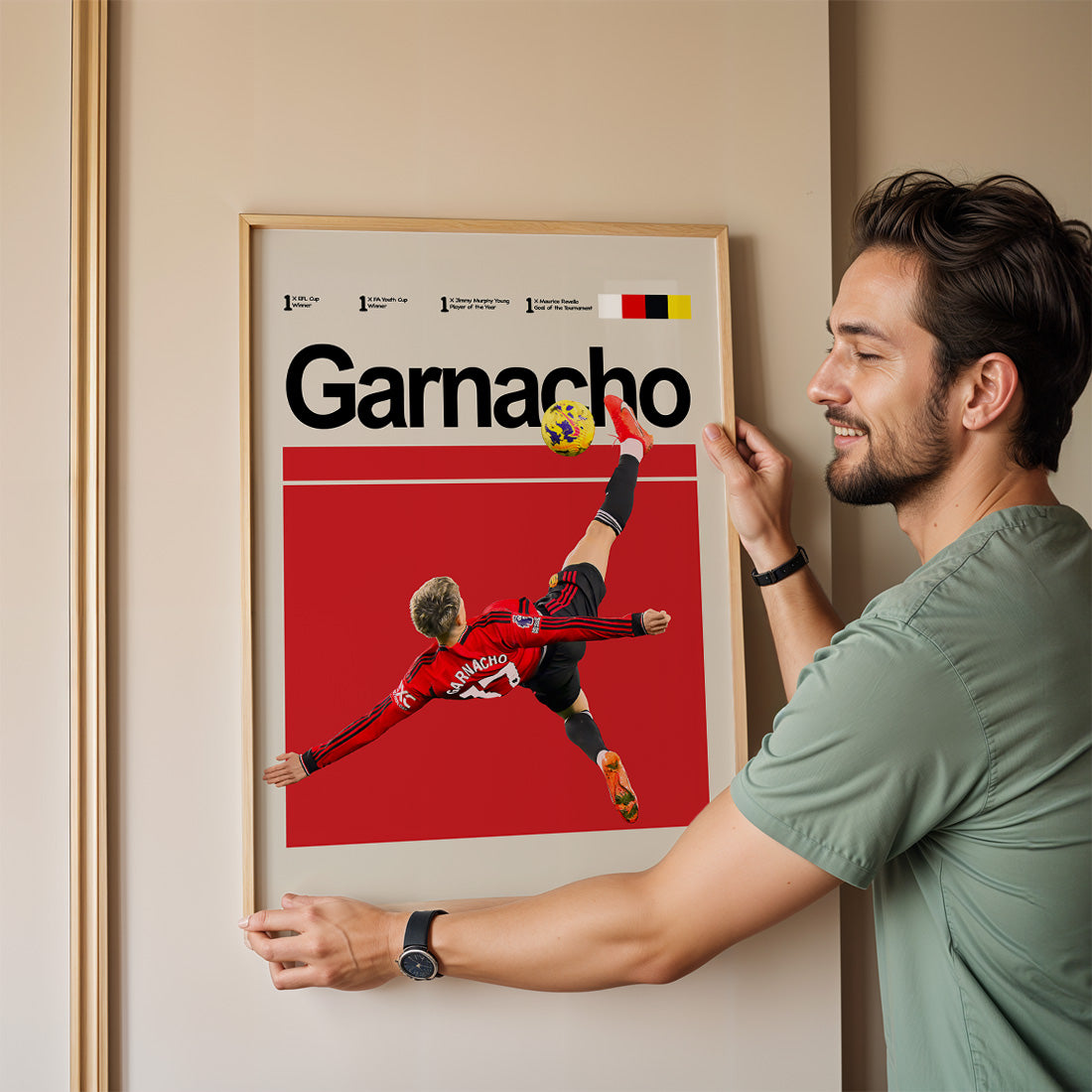 Manchester United - Alejandro Garnacho Poster