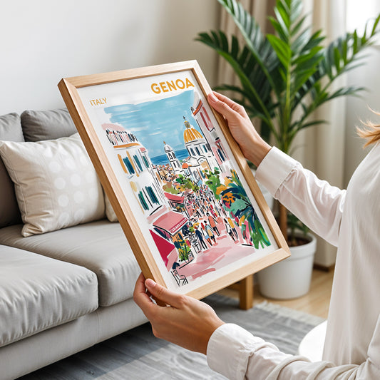 Genoa, Italy Poster