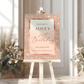 Gold and Cream Sparkle Birthday Welcome Sign