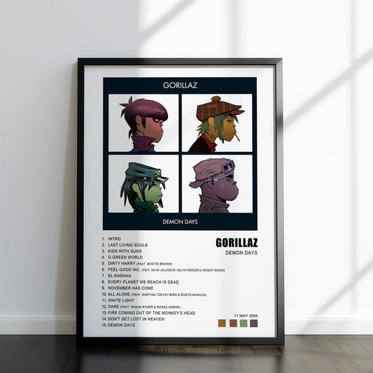 Gorillaz Album Poster