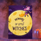 Moon & Witch Halloween Party Selfie Frame and Matching Sign