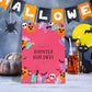 Pink Halloween Selfie Frame and Party Sign