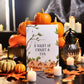 Pumpkin Halloween Party Sign, Any Text