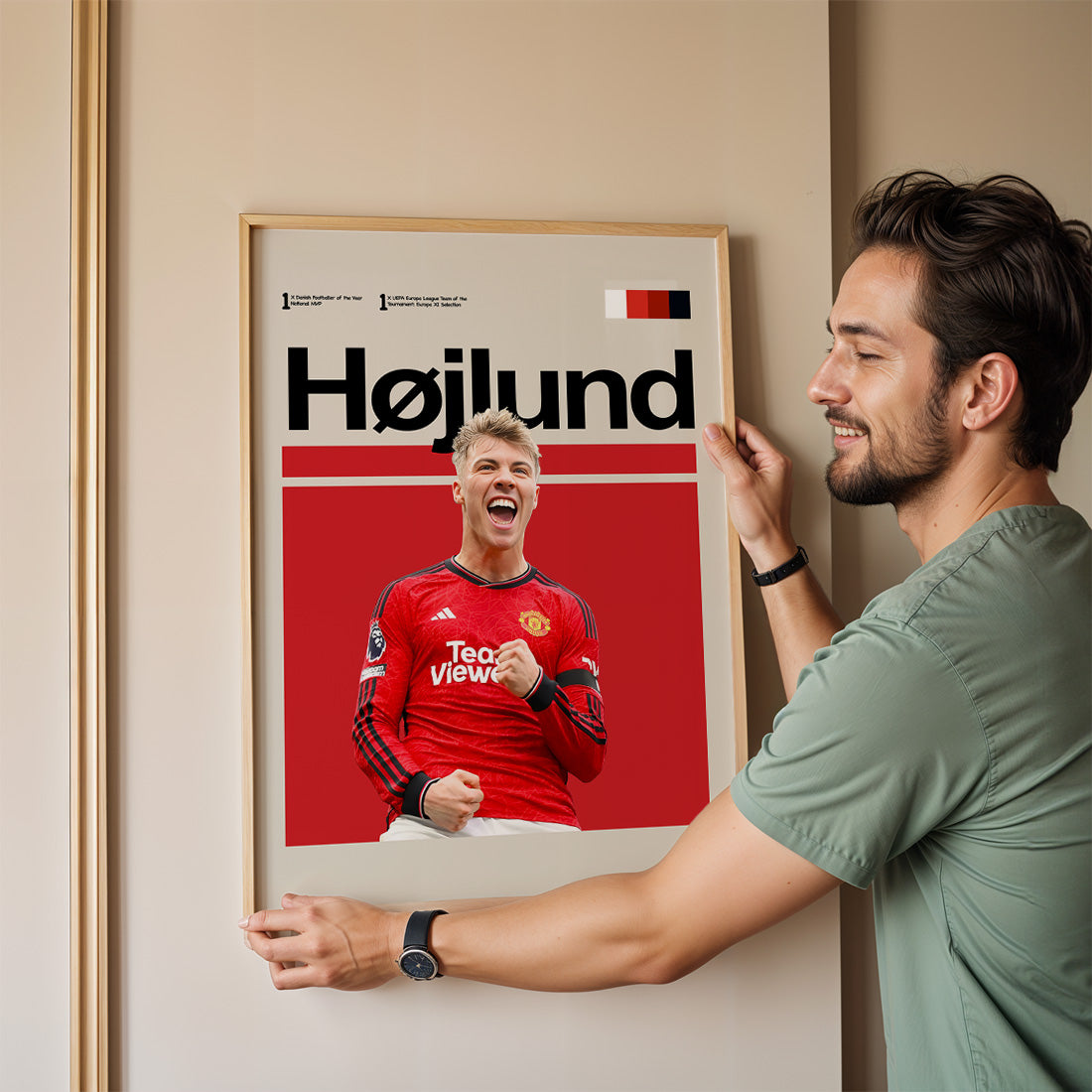 Manchester United - Rasmus Højlund Poster