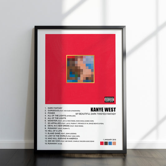 Kanye West Album Cover Poster