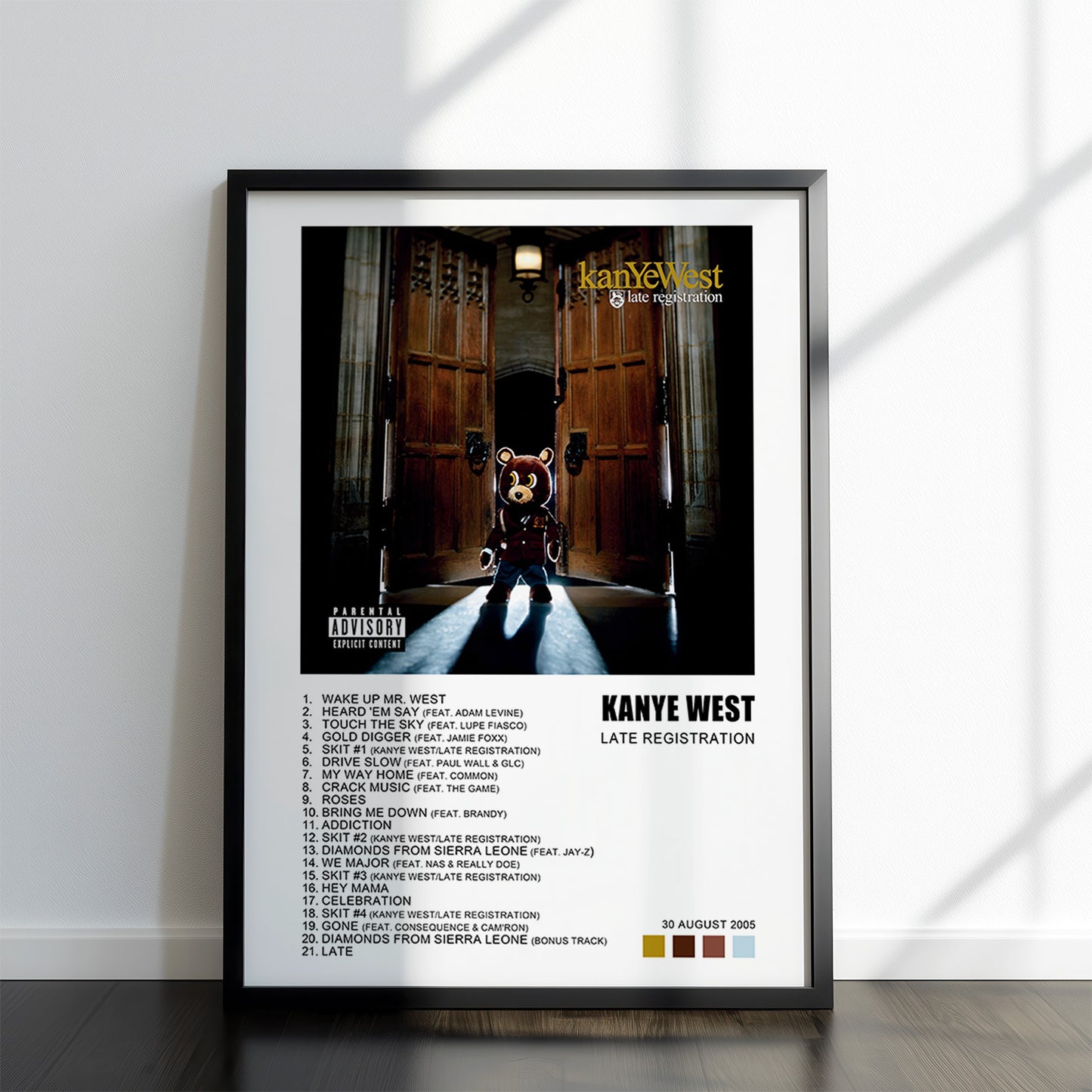 Kanye West Album Cover Poster