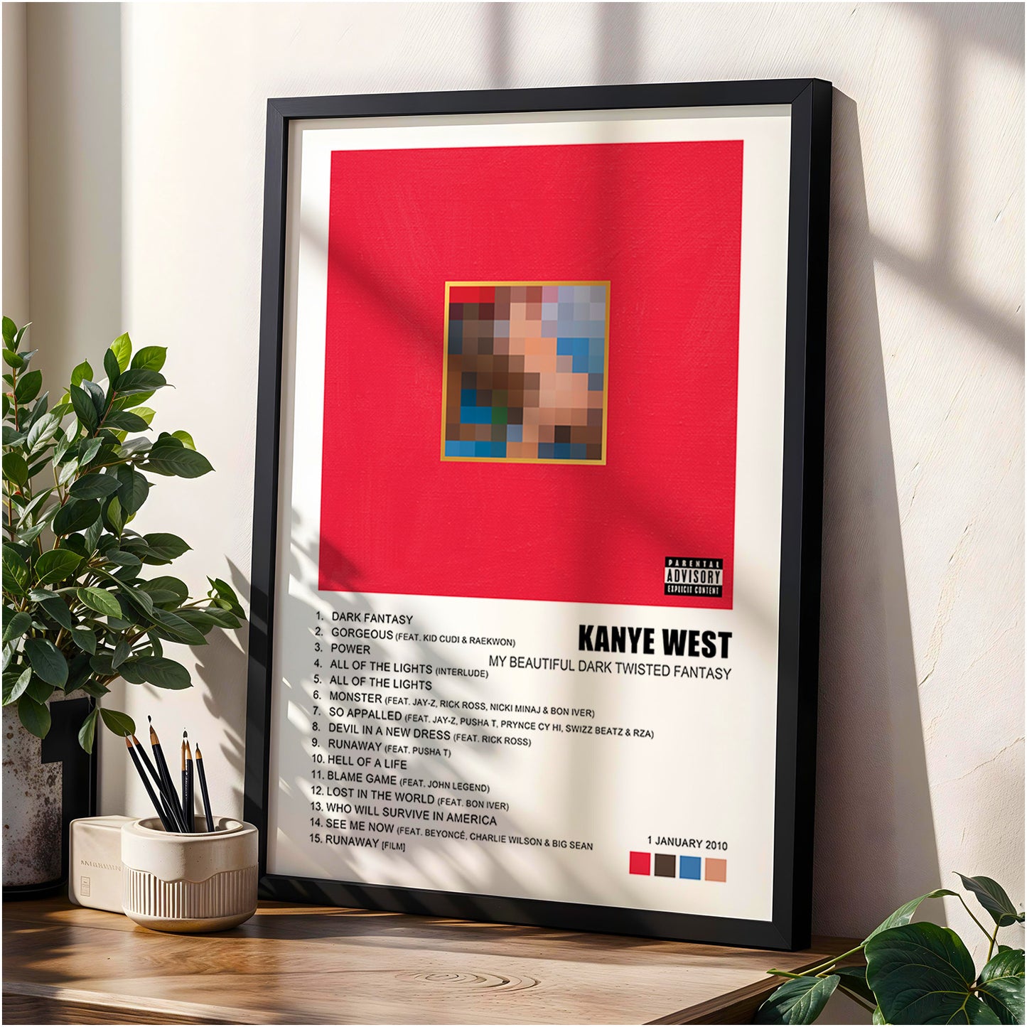 Kanye West Album Cover Poster