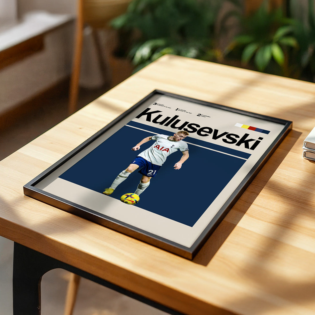 Tottenham - Dejan Kulusevski Poster