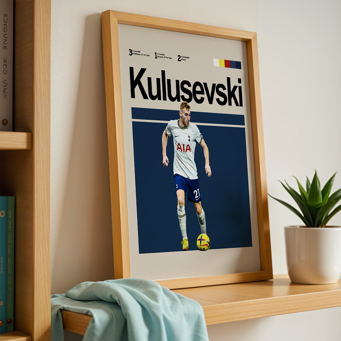 Tottenham - Dejan Kulusevski Poster