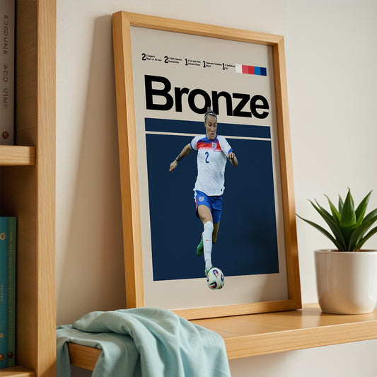 Womens England - Lucy Bronze Poster