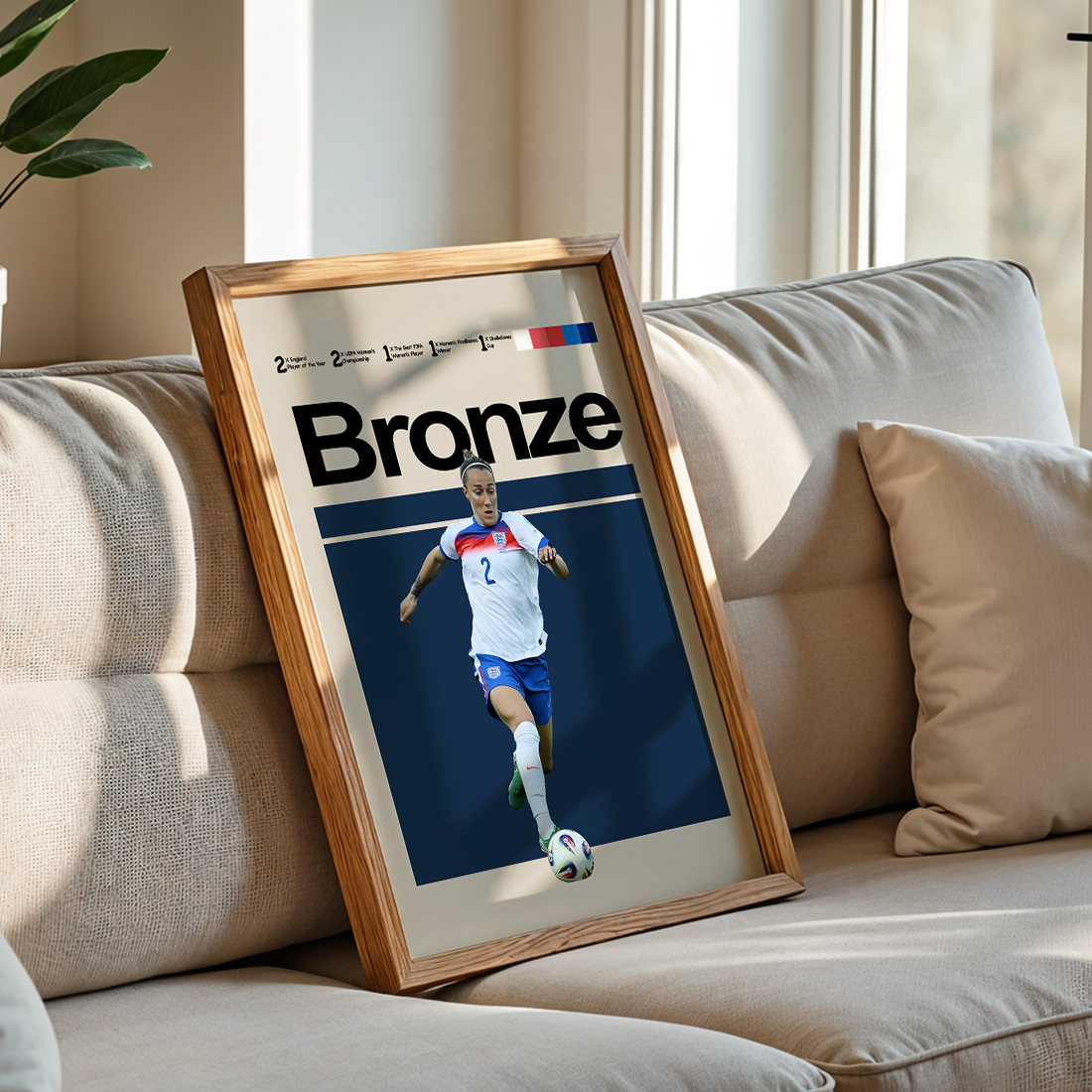 Womens England - Lucy Bronze Poster