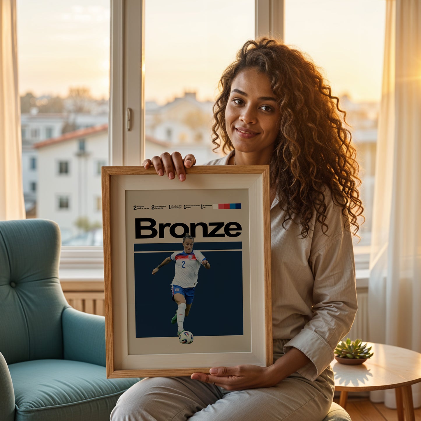 Womens England - Lucy Bronze Poster