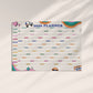 2026 A1 Wall Calendar - Retro Design | UK Made