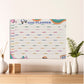 2026 A1 Wall Calendar - Retro Design | UK Made