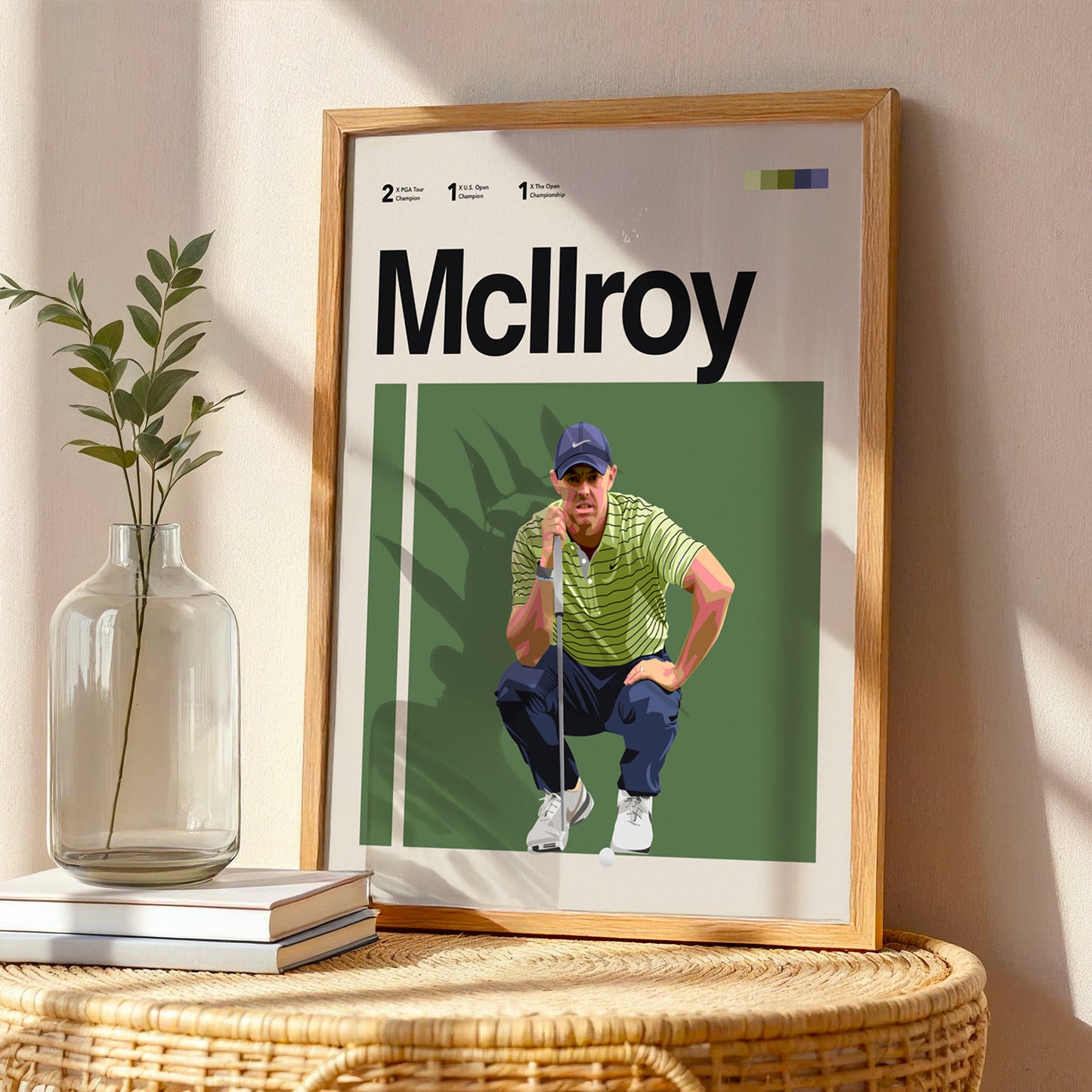 Rory Mcllroy Golf Poster