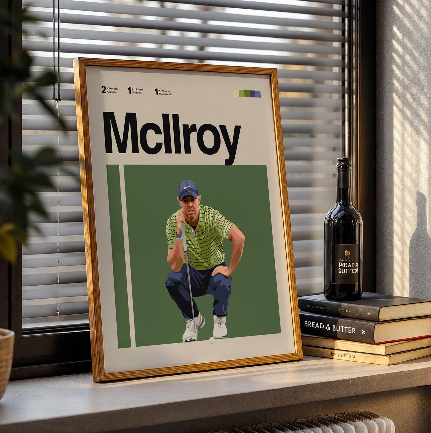 Rory Mcllroy Golf Poster