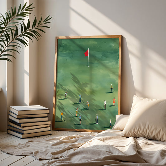 Mini Golfers Golf Poster