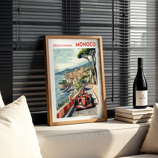 Monaco Poster – French Riviera