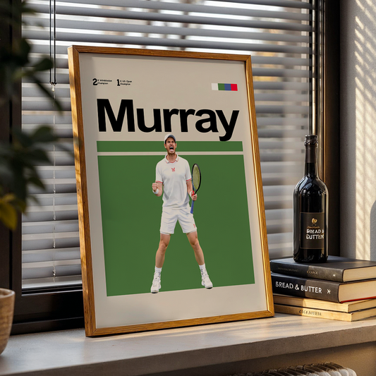 Andy Murray Tennis Poster