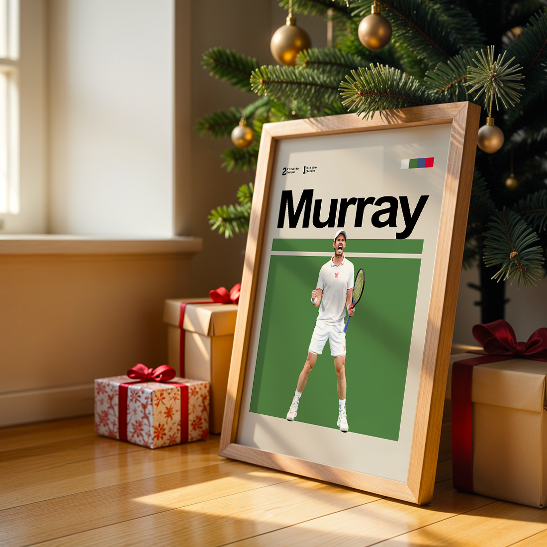 Andy Murray Tennis Poster