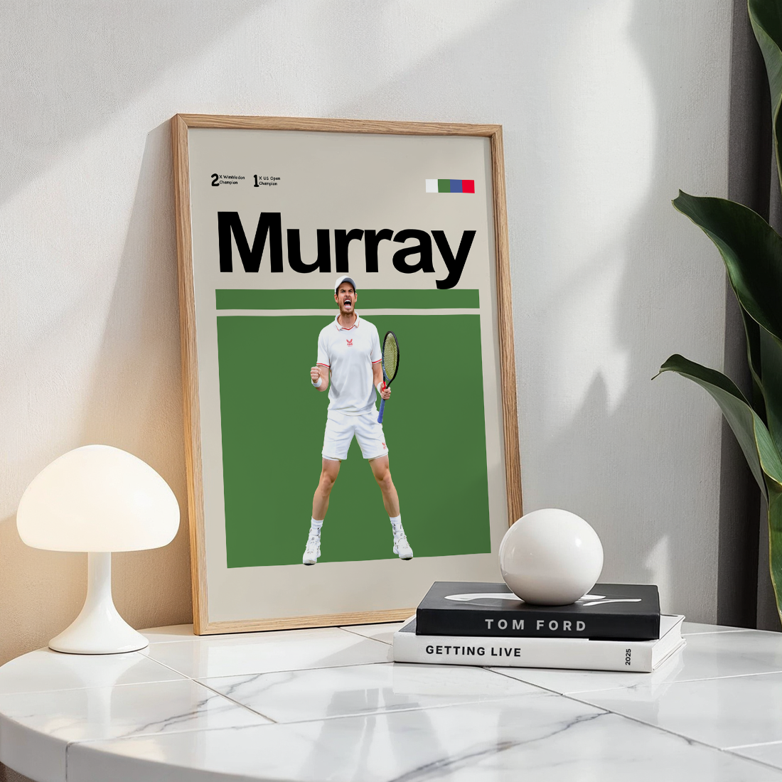 Andy Murray Tennis Poster