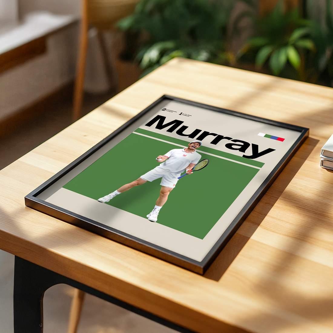 Andy Murray Tennis Poster