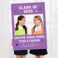 Class of 2025 School Leavers Selfie Frame and Party Sign
