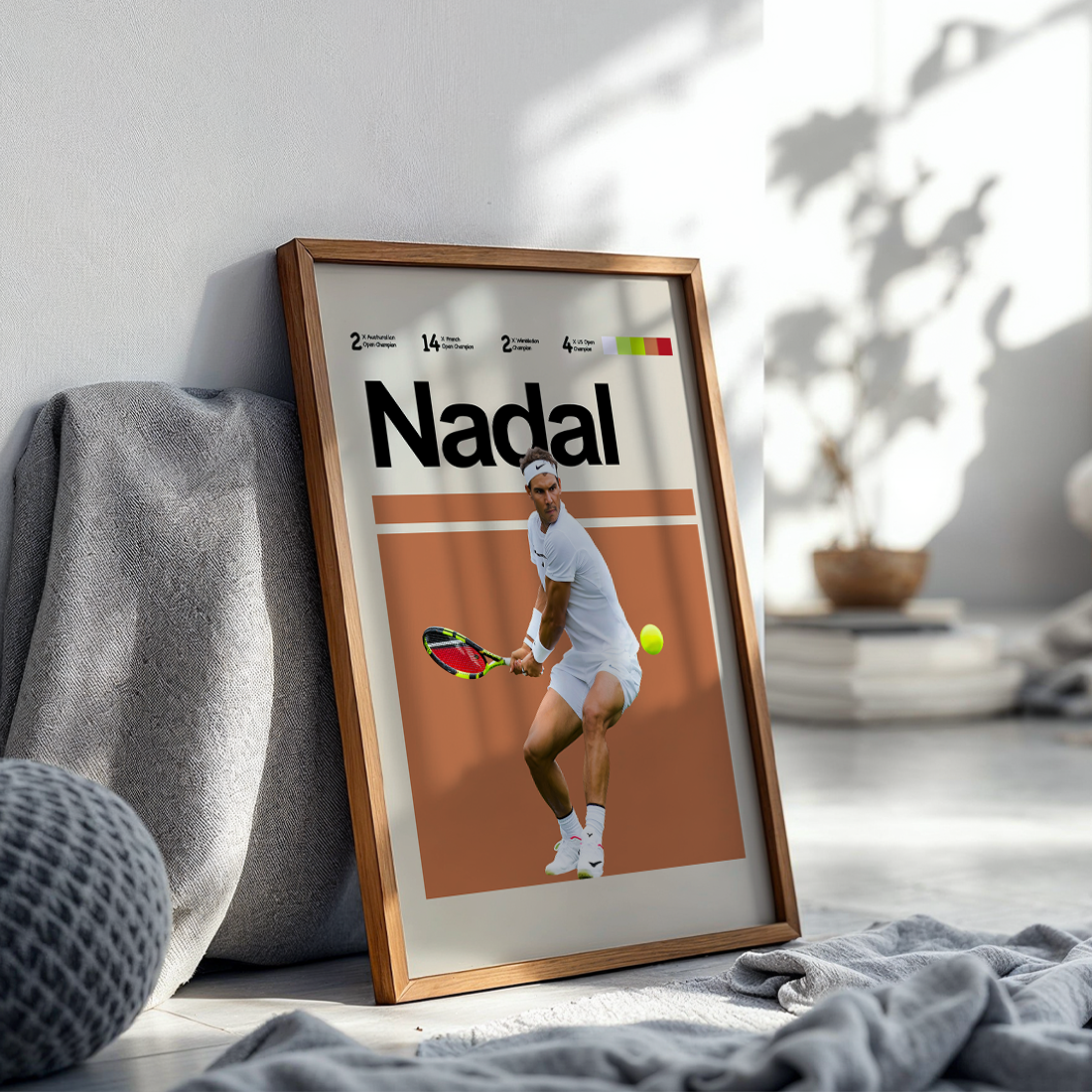 Rafael Nadal Tennis Poster