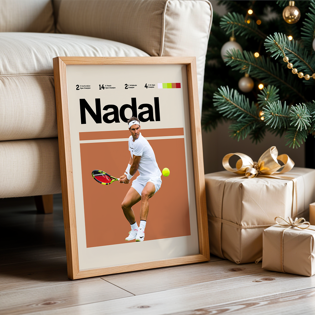 Rafael Nadal Tennis Poster