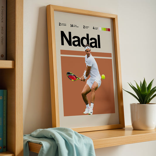 Rafael Nadal Tennis Poster