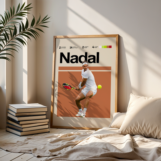 Rafael Nadal Tennis Poster