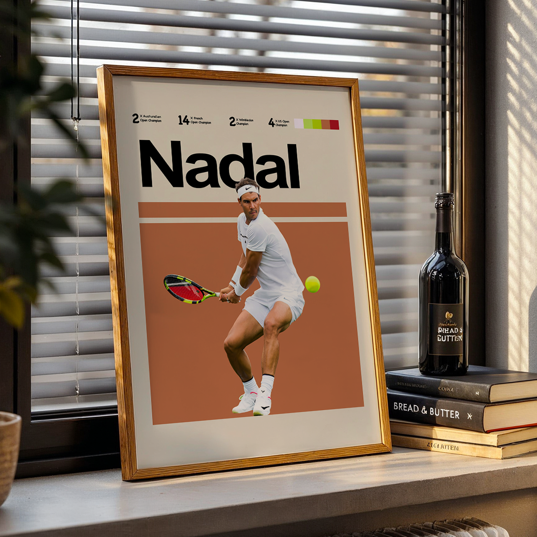 Rafael Nadal Tennis Poster