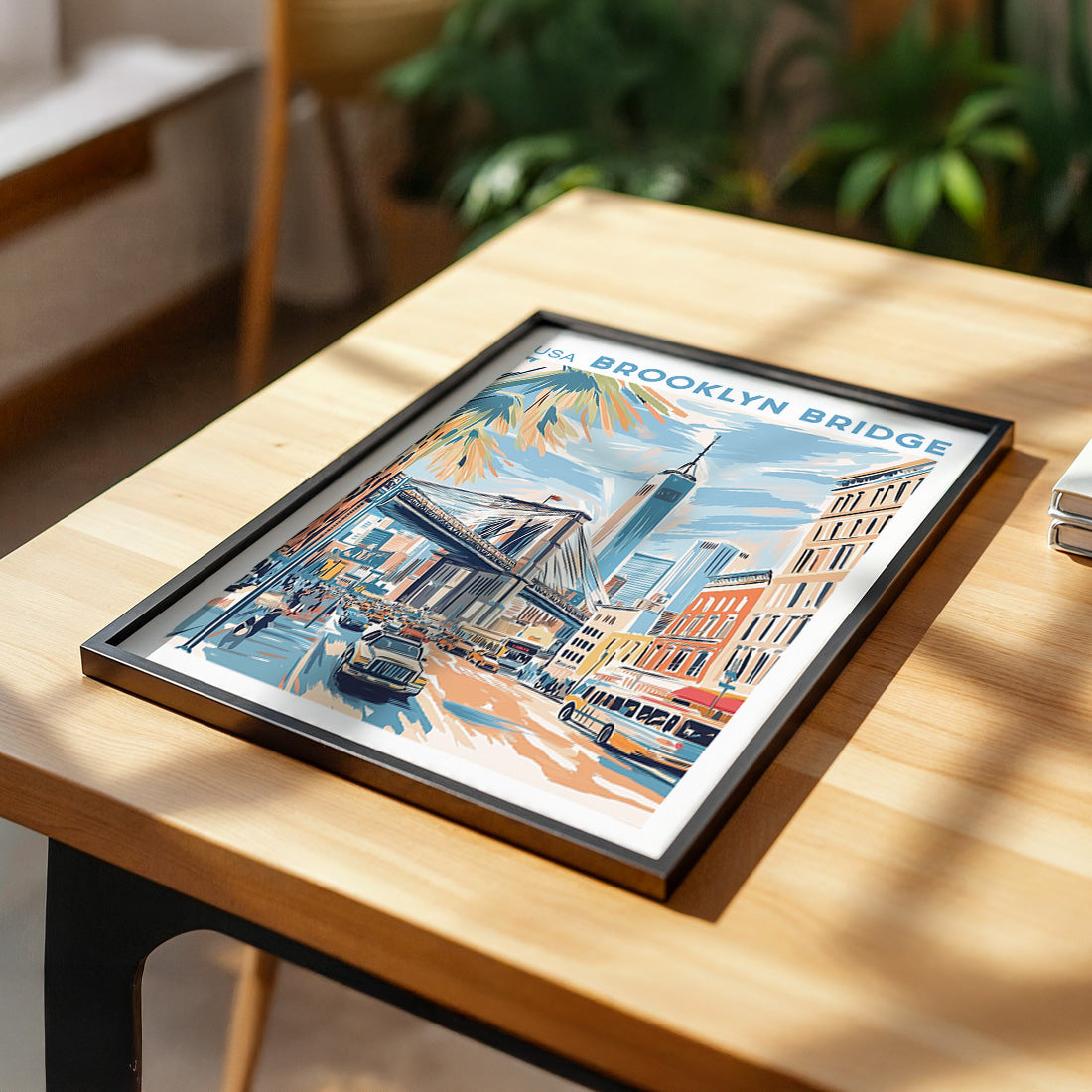 New York, Brooklyn Bridge Poster