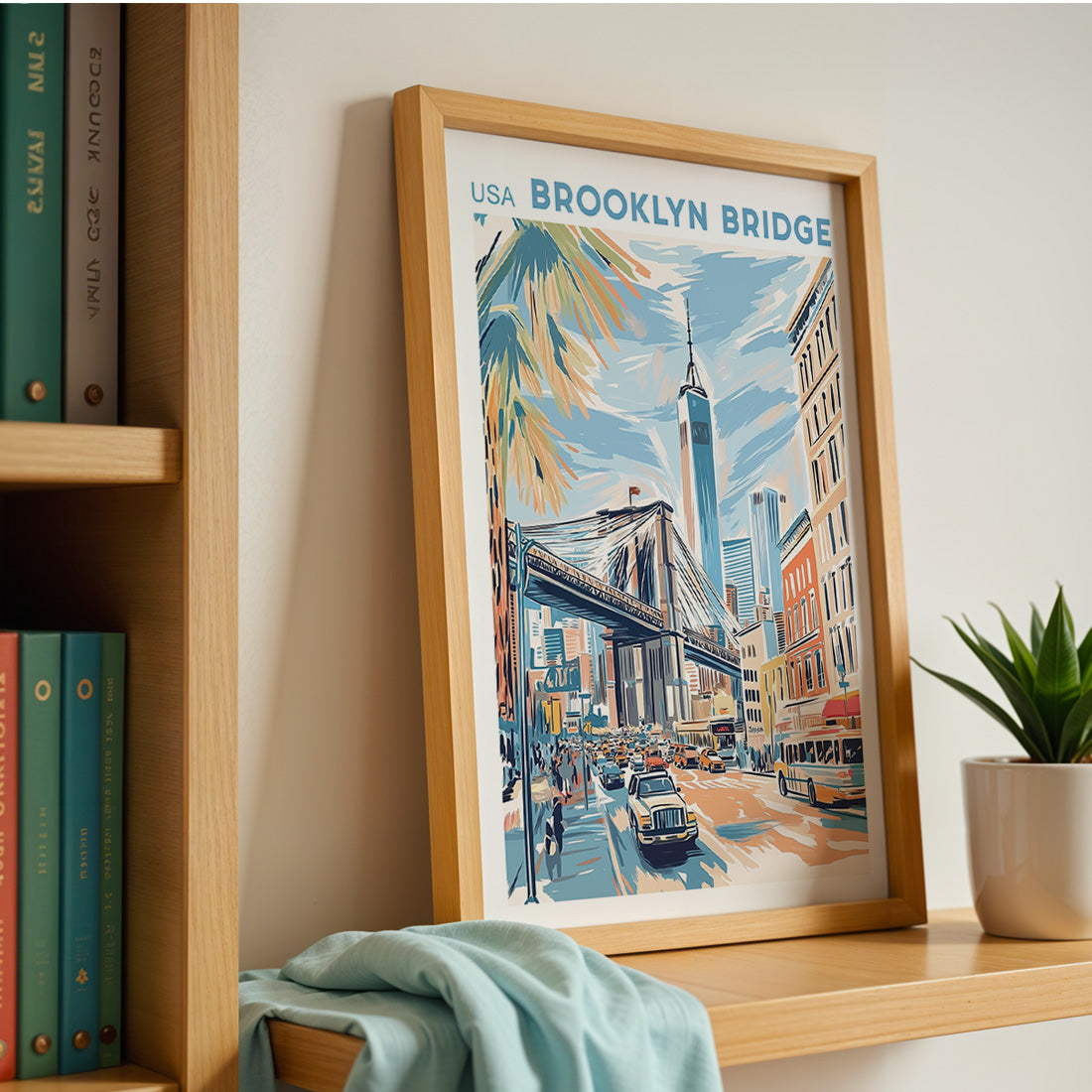 New York, Brooklyn Bridge Poster