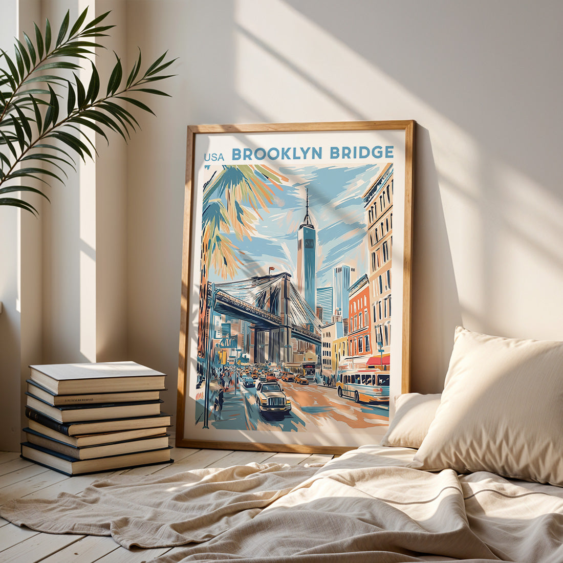 New York, Brooklyn Bridge Poster