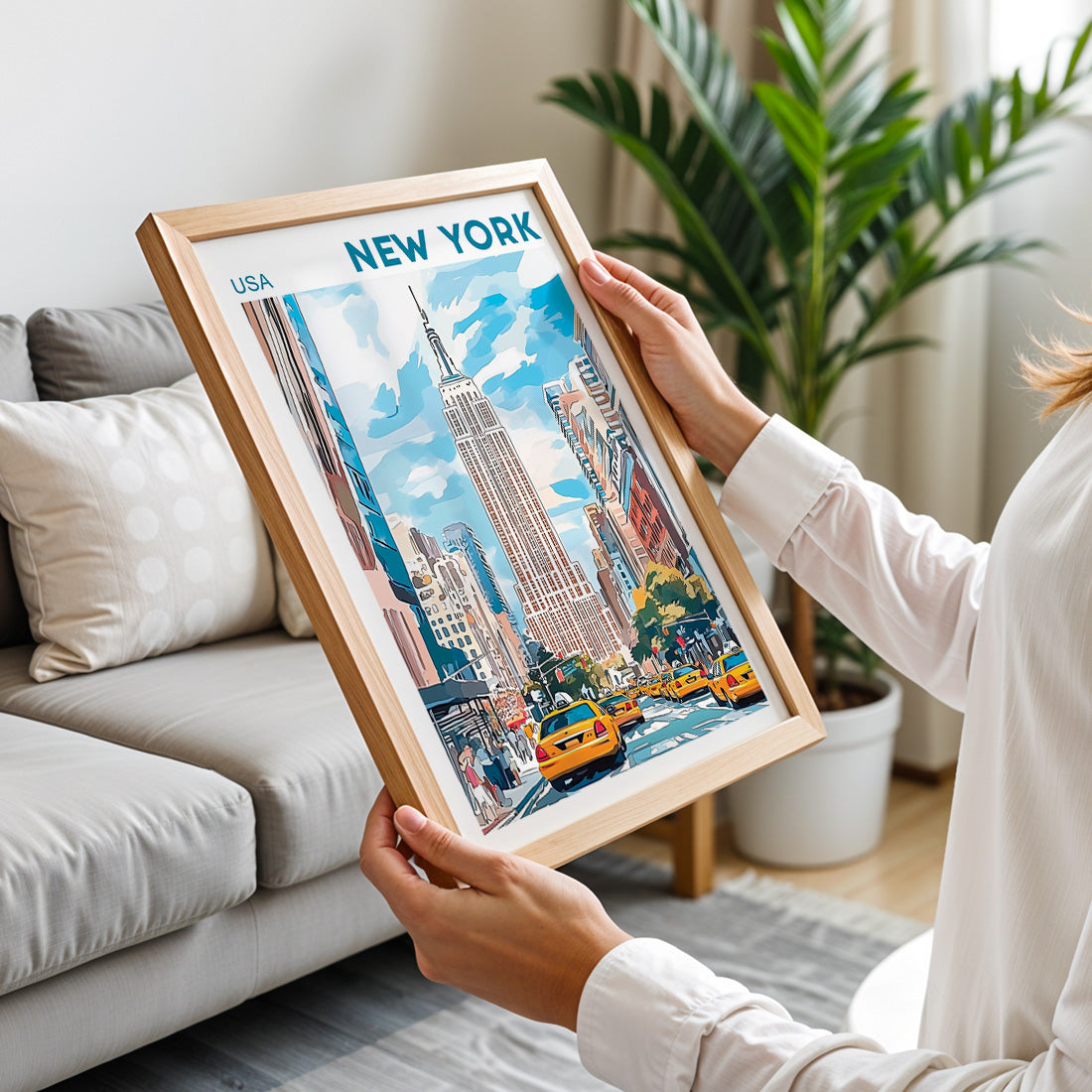 New York City, Manhatten Poster