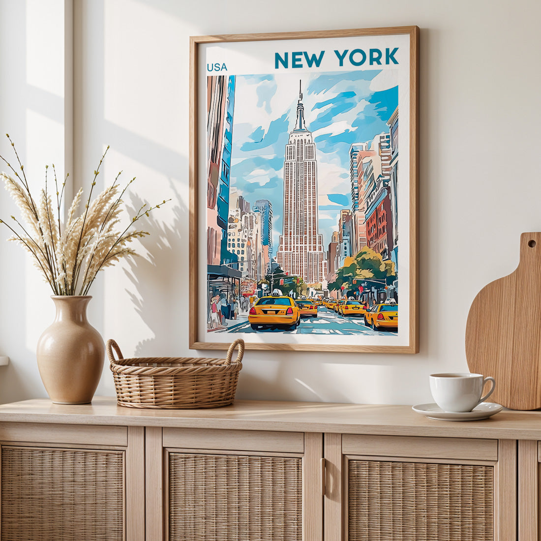New York City, Manhatten Poster