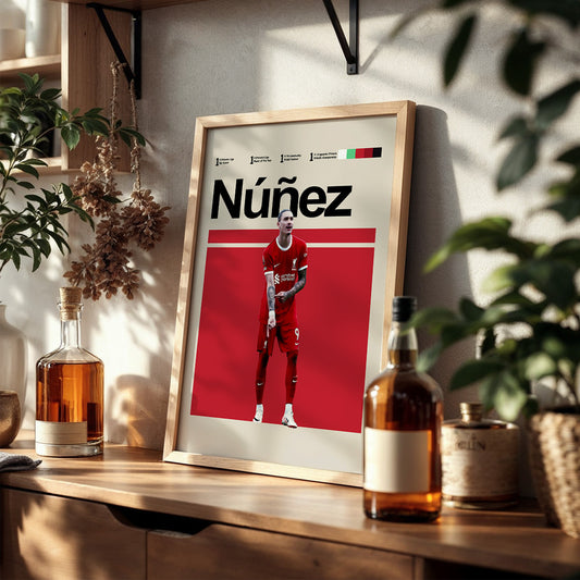 Liverpool - Darwin Núñez Poster