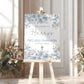 Soft Blue First Holy Communion Welcome Sign