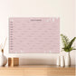 2026 Pink Wall Calendar A1 - Vibrant Year Planner | UK Made