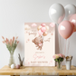 Teddy Bear Bearly Wait Baby Shower Sign