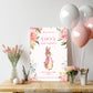 Pink Peter Rabbit Baby Shower Sign
