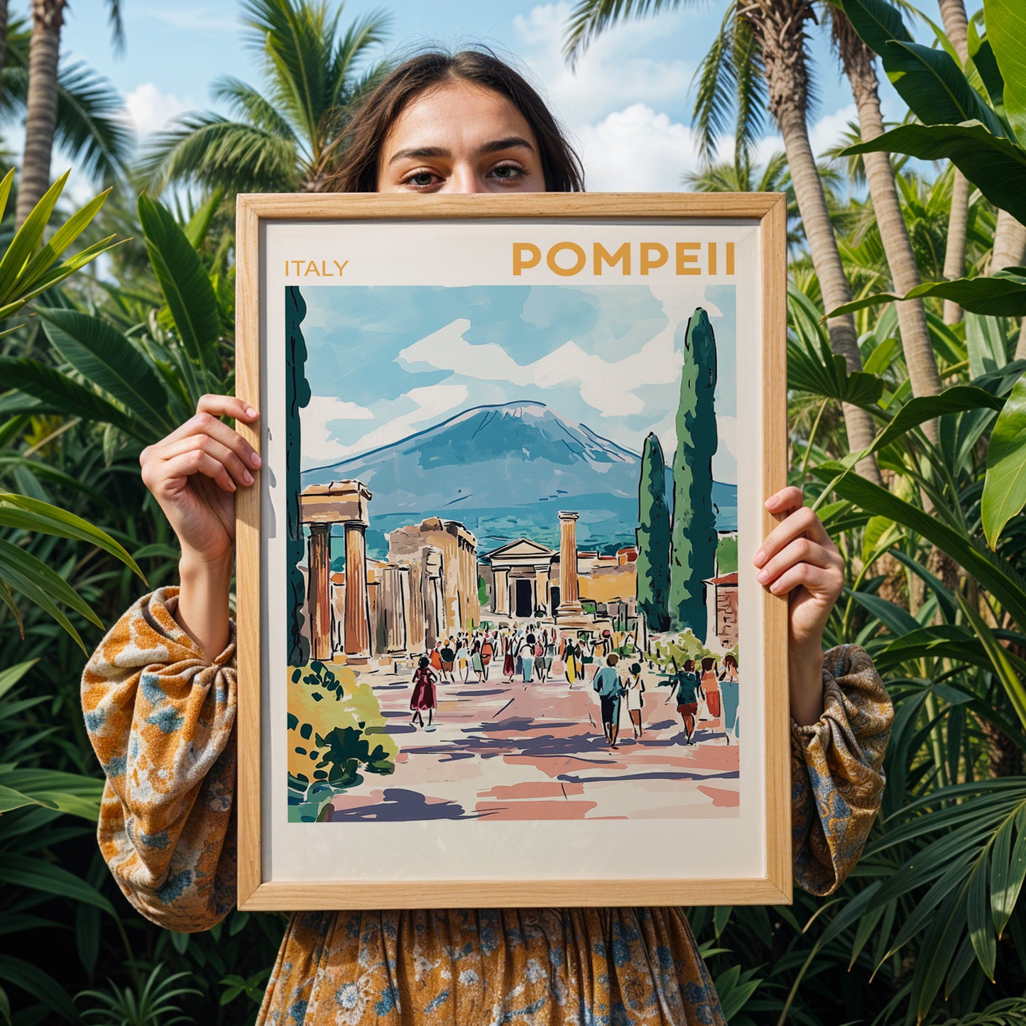 Pompeii, Italy Poster